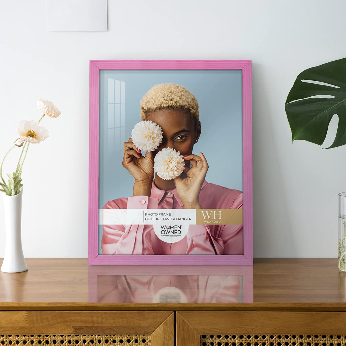 Renditions Gallery 11x14 inch Picture Frame Modern Style Wood Pattern and High Definition Glass Ready for Wall and Tabletop Phot